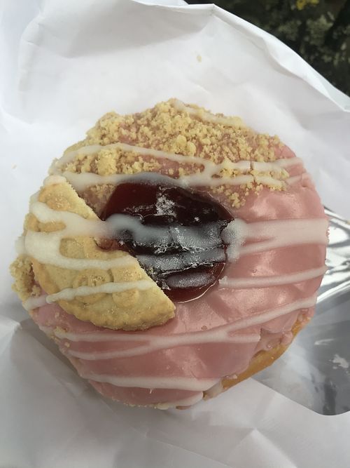 Jamie Dodger  at Planet Doughnut in Shrewsbury