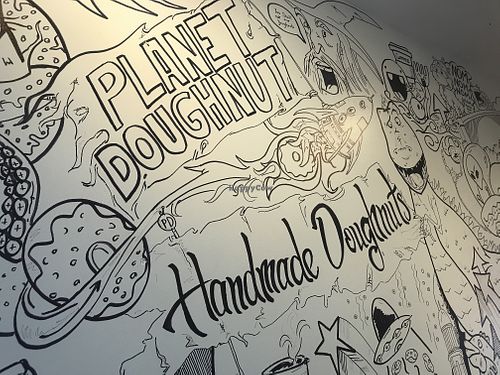 Ace artwork at Planet Doughnut in Shrewsbury