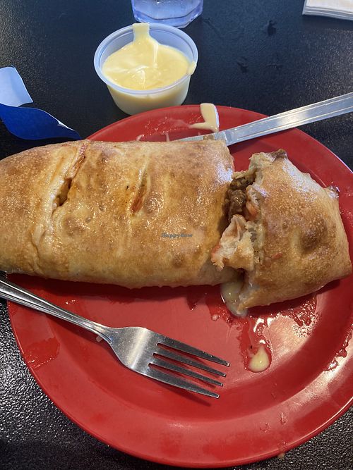 Vegan sausage roll  at B Antonio's Pizza in Fort Wayne