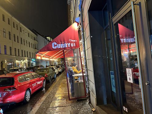 outside  at Curry 61 in Berlin