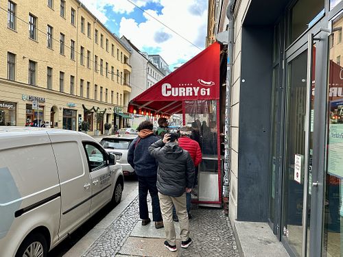 outside  at Curry 61 in Berlin