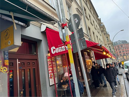 outside  at Curry 61 in Berlin