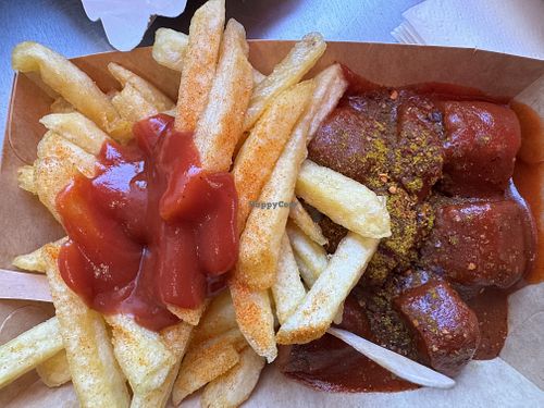 vegan dinner  at Curry 61 in Berlin