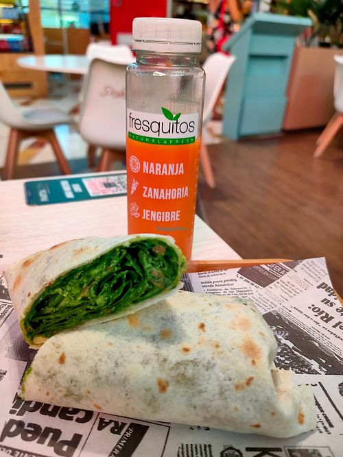 Green wrap (vegan) at Wekey Food Philosophy in Ondara