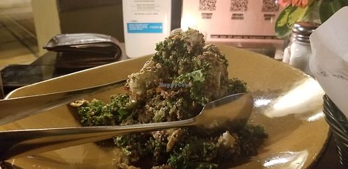 Kale quinoa salad at Blue Fig in Amman