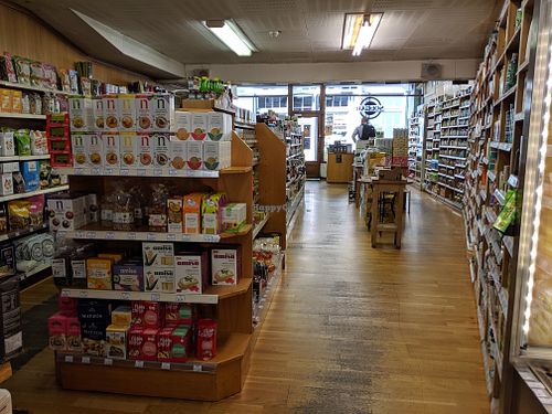 interior at Hansa Wholefood in Guernsey