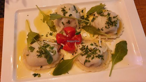 vegane Kasnudeln at Mint in St Kanzian