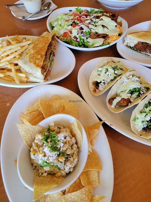 New menu items! at Native Foods in West Los Angeles