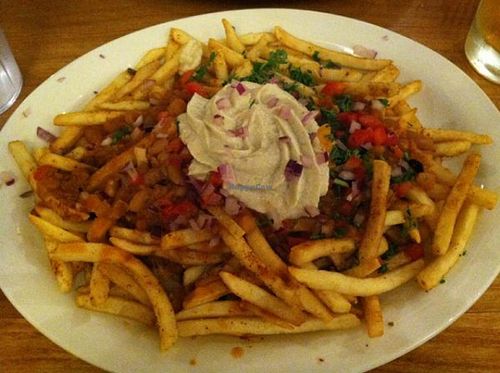 Chili cheese fries at Native Foods in West Los Angeles