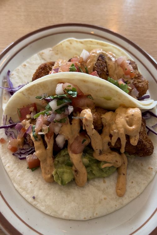 Vegan tacos. So good!   at Plant Cafe & Kitchen - Itaewon in Seoul