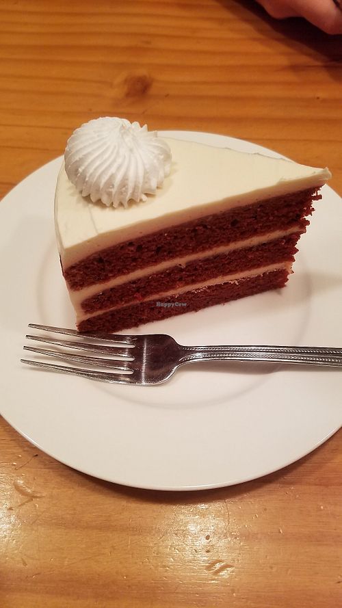 Red velvet cake at Plant Cafe & Kitchen - Itaewon in Seoul
