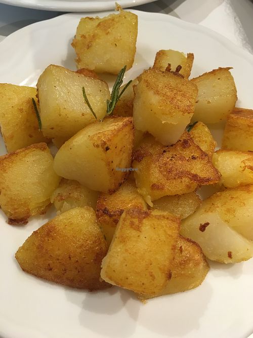 Roast potatoes  at Bolpetta in Turin