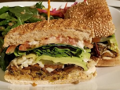 Famous Works Burger at Golden Mean in Santa Monica