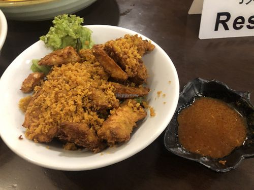 Ayam penyet at Warung Ijo in Central Singapore