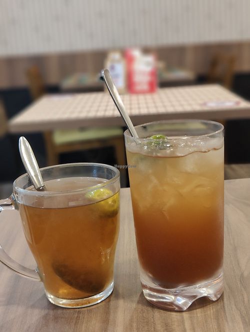 sour plum lime juice (hot and cold) at Warung Ijo in Central Singapore