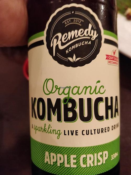Kombucha - Raw, Organic, Vegan and unpasteurized and no sugar at Warung Ijo in Central Singapore