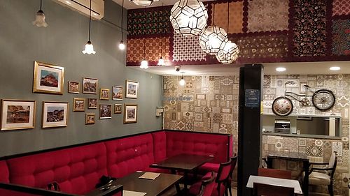 restaurant interior  at Warung Ijo in Central Singapore