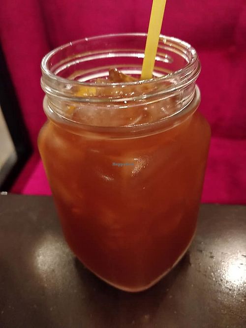 fresh iced lemon tea at Warung Ijo in Central Singapore