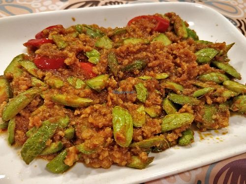 Sambal petai at Warung Ijo in Central Singapore