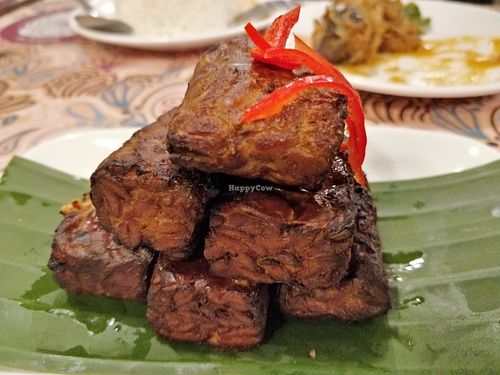 Tempe bacem at Warung Ijo in Central Singapore
