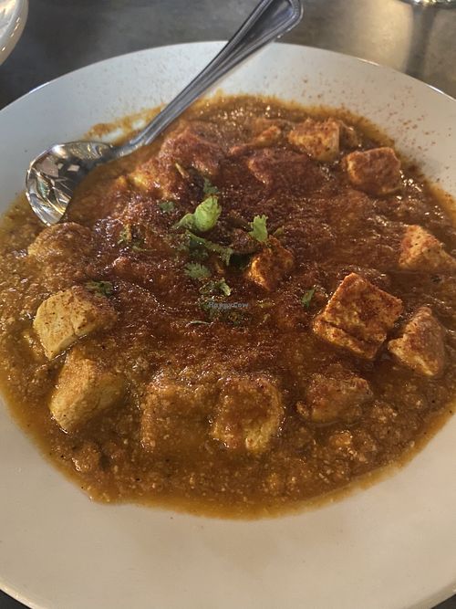 Vegan butter chicken with tofu   at Kebab & Curry in Madison