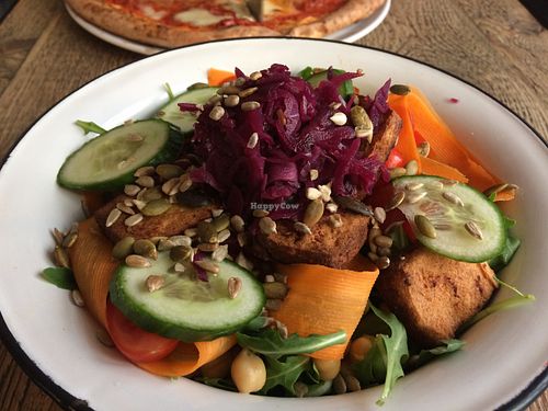 African salad at Fitagain in Krakow