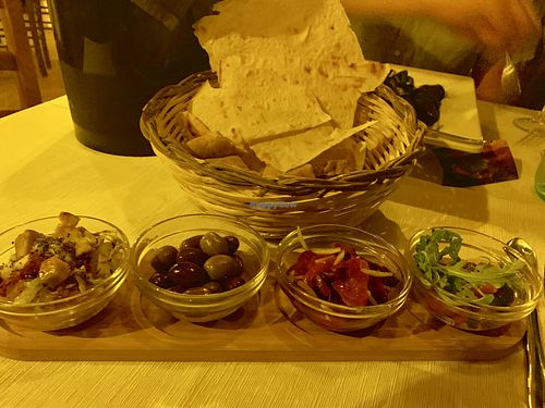 Special vegan antipasti.  at Rocca Ja in Castelsardo