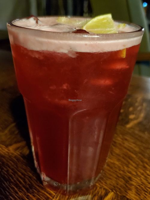 Hibiscus lemonade no sugar at Bracka 20 in Warsaw