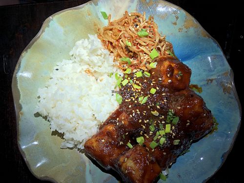 Korean ‘killer’ tofu  at Bracka 20 in Warsaw