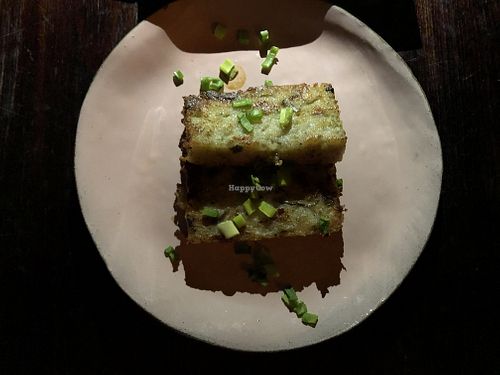 Turnip cake at Bracka 20 in Warsaw