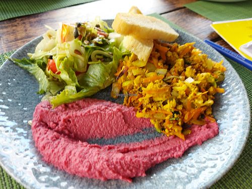 Scramble tofu : good (+ bit salty) at Urban & Veggie in Dubrovnik