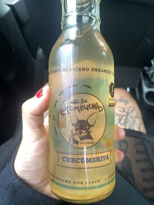 Además tienen Kombucha Mexicano! 😋✨💕  at Libres X Siempre in Mexico City