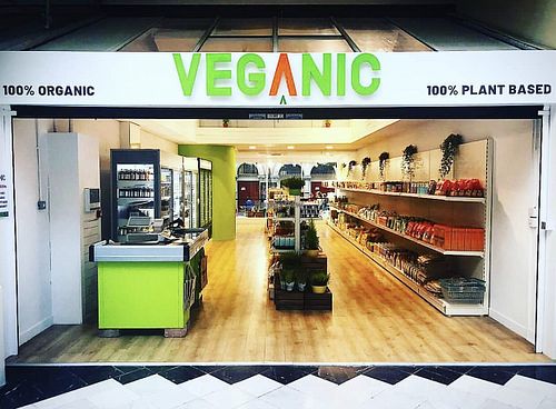 Store front  at Veganic in Dublin