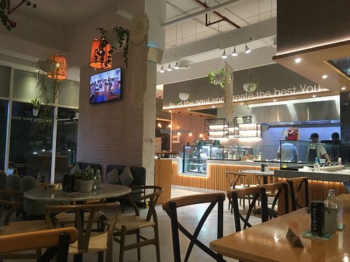 The interior at Soul Sante in Dubai