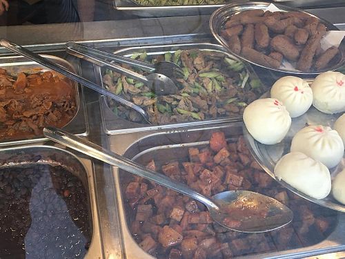 buffet at Holy Bao in Santiago