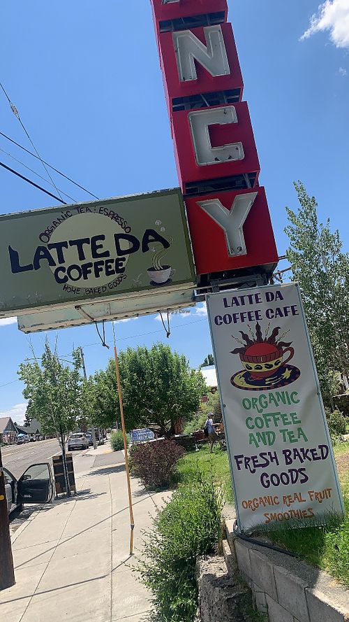 Hidden gem near Mono Lake at Latte Da Coffee Cafe  in Lee Vining