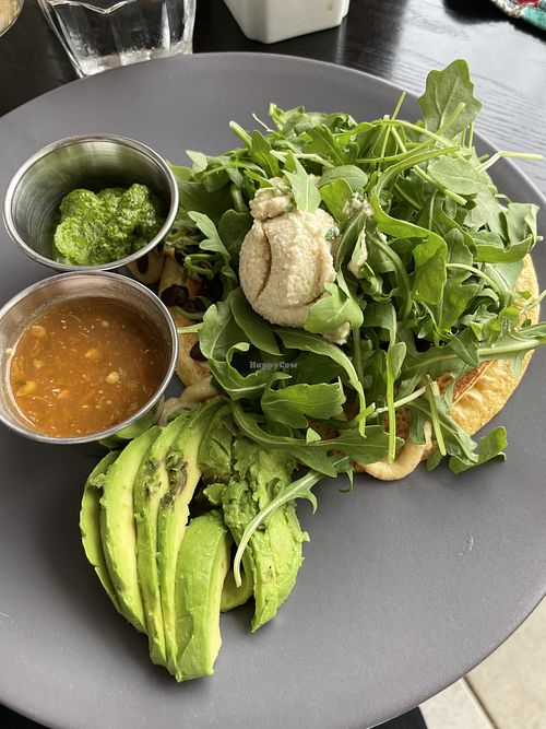  Delicious chickpea omelette  at Café Patachou - Washington St in Indianapolis