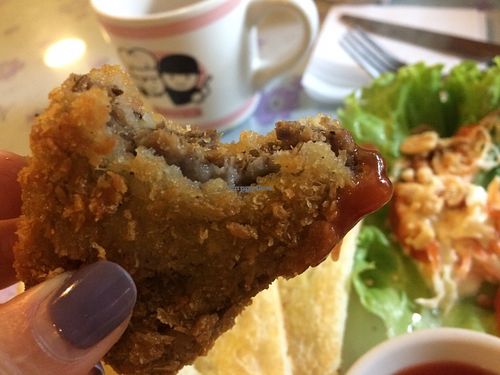 Veggie nugget  at Love Power Coffee Cafe in Phnom Penh