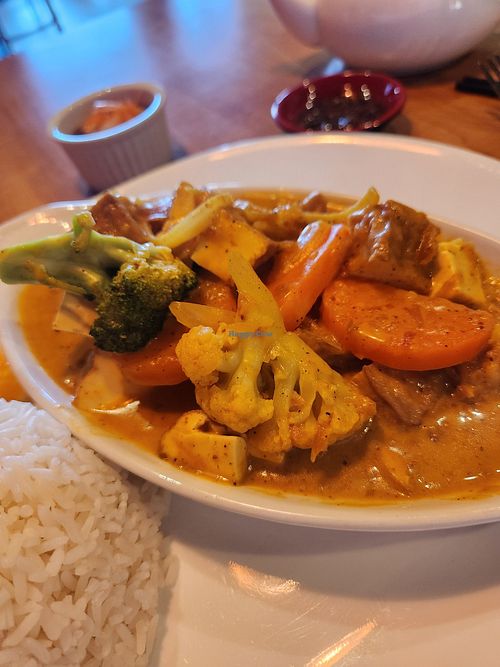 Vegan curry at Saigon Kitchen in Nanaimo