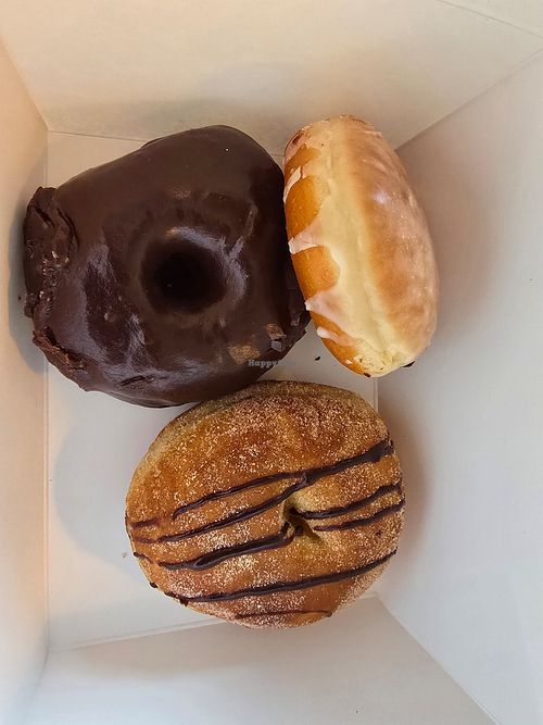 Vegan donuts at Moab Garage Co. in Moab