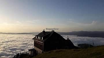 The hut at Speiereck-Hütte in Salzburg