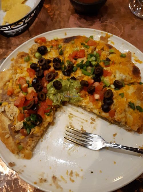 Mexican pizza at El Sarape in Olympia