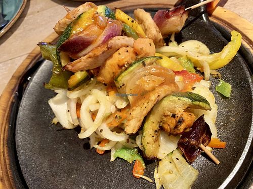 Vegan fajitas  at Chiquito in Aberdeen