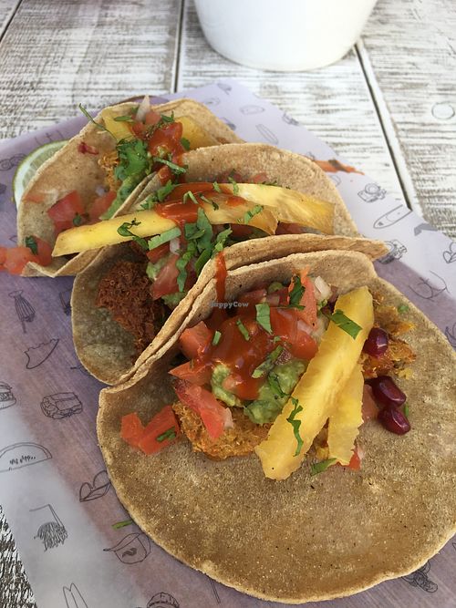 Vegan taco at Surf House in Barcelona