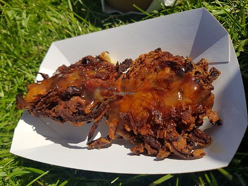 Onion bhajis at Mivesi in Newcastle Upon Tyne