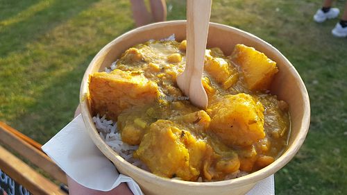 Aloo Chana curry and rice @Hardwick Festival at Mivesi in Newcastle Upon Tyne