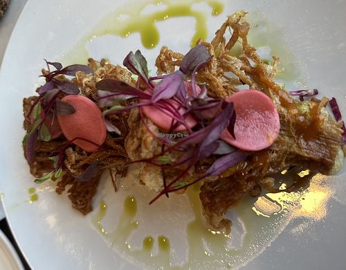 Fried Enoki  at Mews in Provincetown