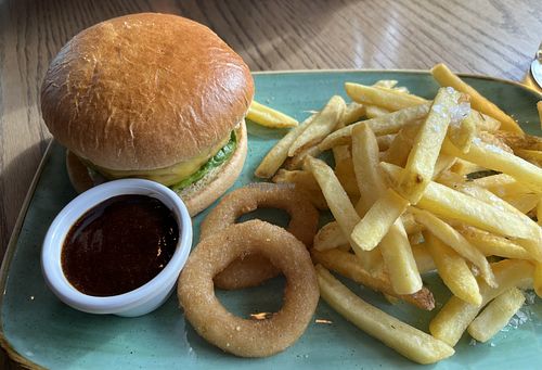 Beyond burger  at Seven Kings in Dunfermline