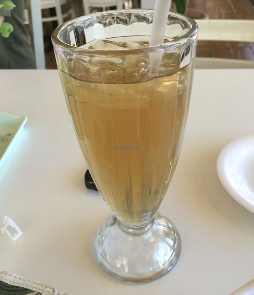 Lemongrass iced tea at Loving Hut - Glendale in Glendale