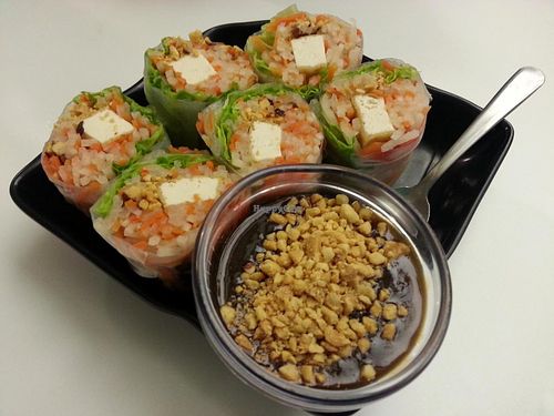 spring rolls at Loving Hut - Glendale in Glendale